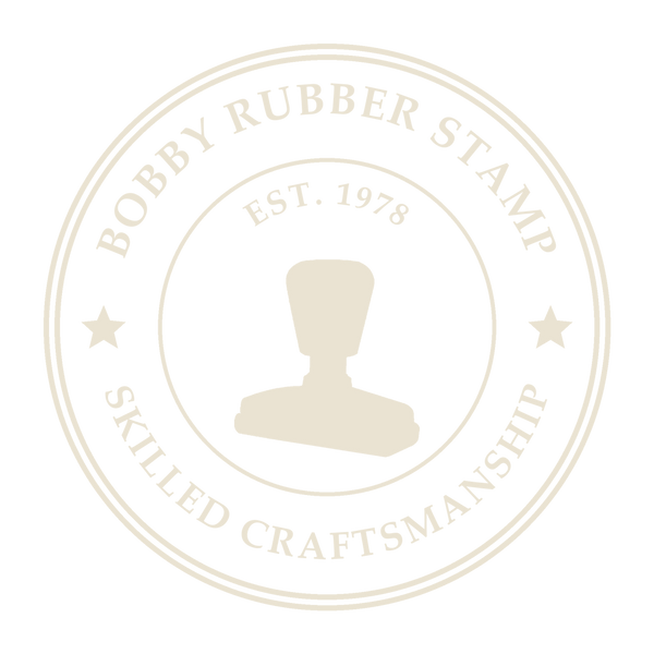 Bobby Rubber Stamp seal mark — product photo coming soon