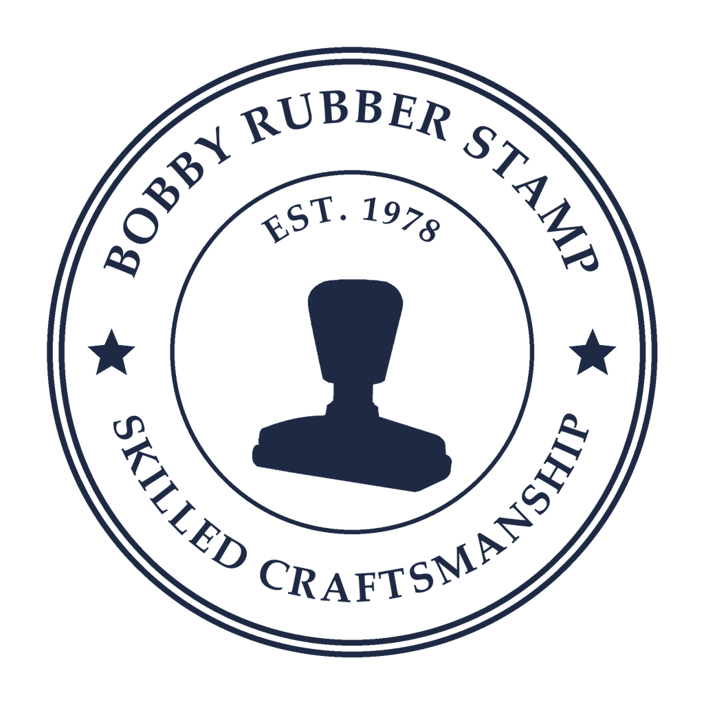 Bobby Rubber Stamp seal mark — product photo coming soon