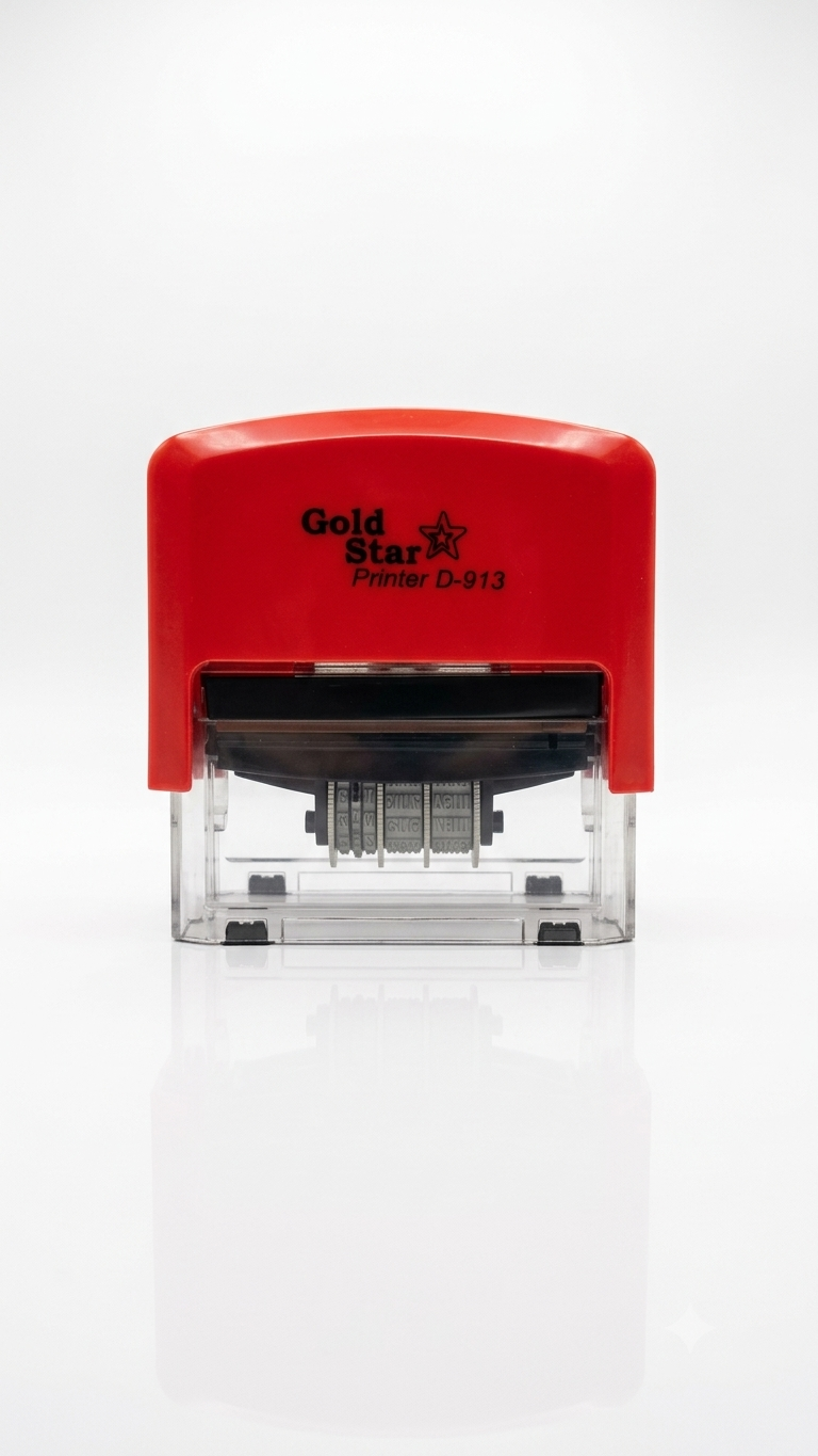 Gold Star D-913 self-inking stamp