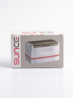 Sunce X pre-inked stamp, impression detail