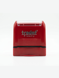 Trodat 6900 pre-inked stamp, red body