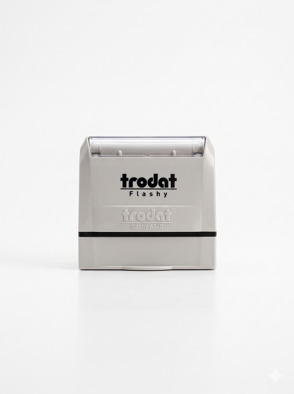 Trodat 6340 pre-inked stamp, 40 x 40 mm
