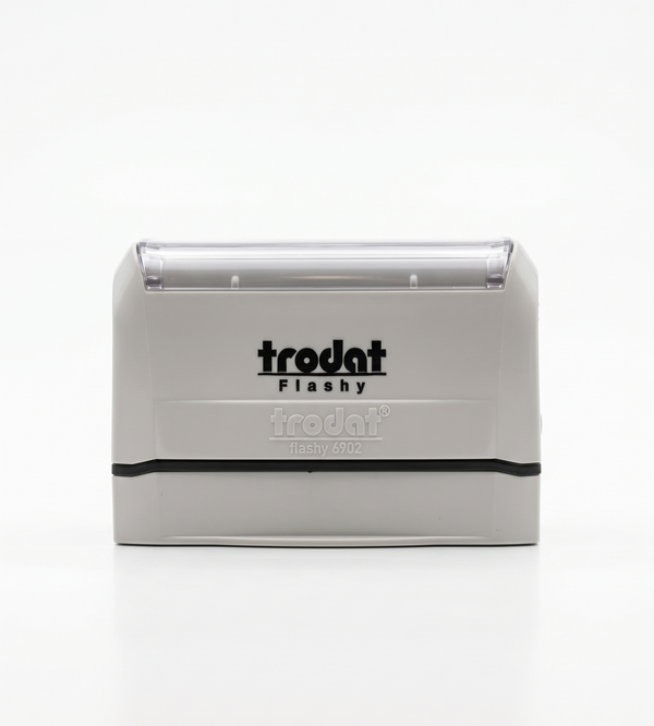 Trodat 6902 pre-inked stamp, 59 x 17 mm